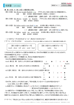 第 3 文型 &hArr; 第 4 文型 の書き換えの例。 《第 3 文型》 Mr. Brown taught