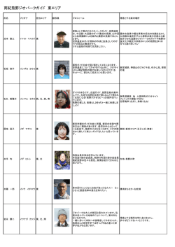 南紀熊野ジオパークガイド 東エリア