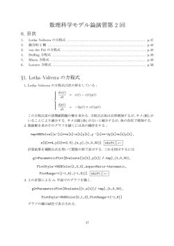 非線形常微分方程式