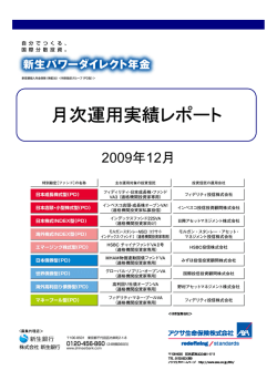 2009年12月度