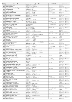 12-1/4 邦 題 舞踏会が終わったら エンジェル・セレナード あら野のはてに
