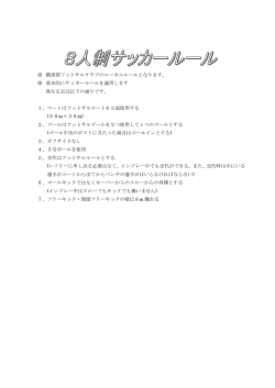 8人制大会ルール案内