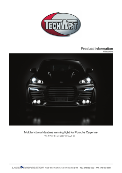 ヨーロッパでは主流になりつつあるLED daylightの詳細がTECHART社