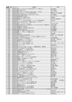 booklist 1～1000