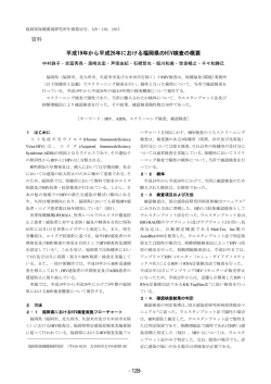資料 平成19年から平成26年における福岡県のHIV検査の概要 -128-