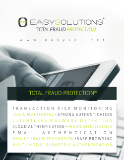 Total Fraud Protection Brochure (日本語)