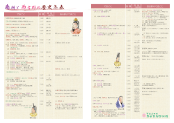 南朝と西吉野の歴史年表
