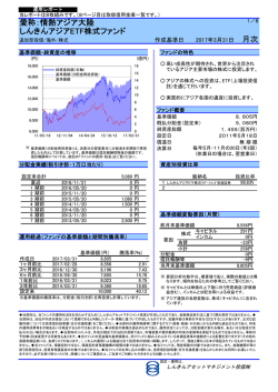 月次 - しんきんアセットマネジメント投信