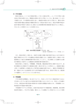 3）子牛の肺炎 肺炎の発生は、いくつかの原因が重なって生じる場合が