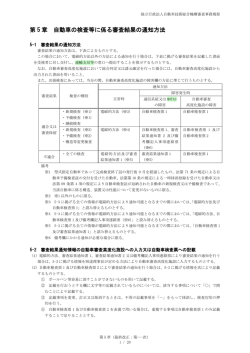 第 5 章 - NALTEC 独立行政法人 自動車技術総合機構