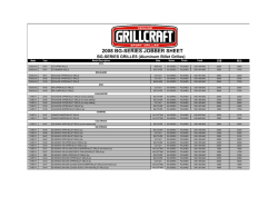 2008 bg-series jobber sheet