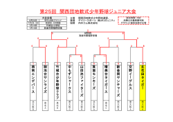 第25回 関西団地軟式少年野球ジュニア大会