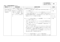 資料1 平成21年度委託調査研究について［PDF:478KB］