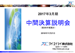 2017年3月期