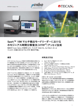 Spark10Mによるホモジニアス時間分解蛍光