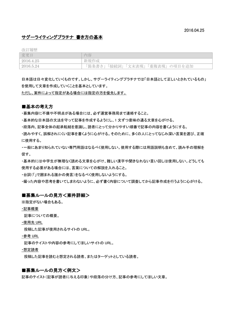 サグーライティングプラチナ書き方の基本を見る