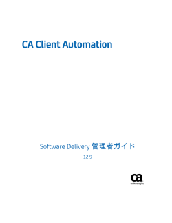 PDF のダウンロード - CA Technologies
