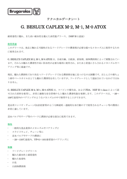 G. BESLUX CAPLEX M-2, M-1, M