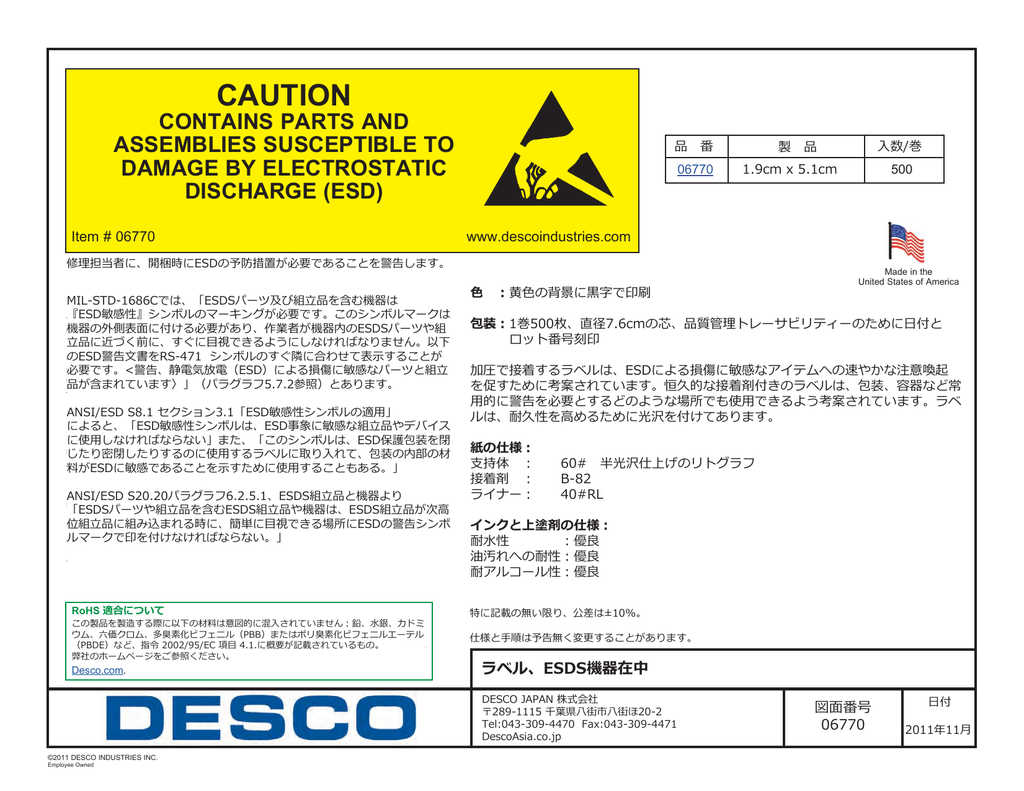 Caution Desco Asia