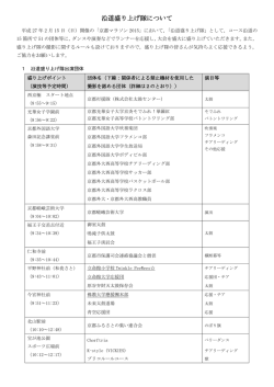 沿道盛り上げ隊について