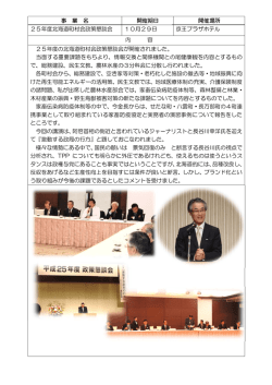 25年度 25年 当面す で、総務 各町村 けた再生 の諸問題 木材産業