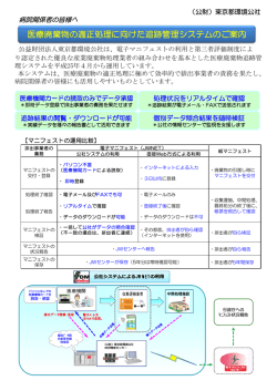 医療廃棄物の適正処理に向けた追跡管理システムのご案内