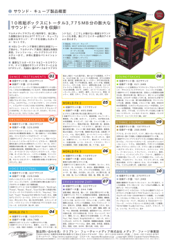 サウンドキューブPDFカタログ - クリプトン・フューチャー・メディア