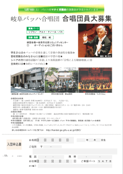 申込書付 チラシ