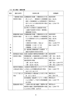 (4) 収入増加・確保対策