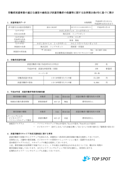 首都圏第一営業部 - トップスポット