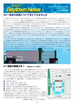 H-1 街区の概要入手 SH-1 街区の店舗について考えてみませんか