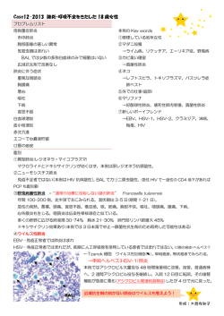 Case12-2013 肺炎・呼吸不全をきたした 18 歳女性 &rarr;単純ヘルペス
