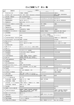 たんご就職フェア 求人一覧