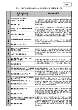 別紙1 - 九都県市首脳会議