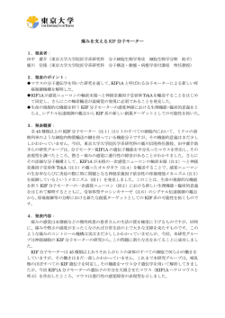 痛みを支える KIF 分子モーター - 東京大学大学院医学系研究科・医学部