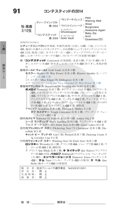 コンテスティッドの2014