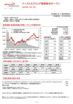 月 報  - イーストスプリング・インベストメンツ株式会社