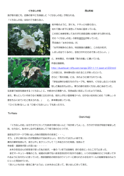 くちなしの花が咲きました。