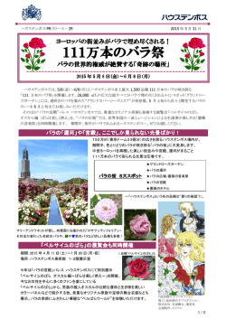 111万本のバラ祭