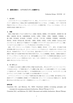 コアスタビリティーを獲得する