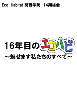 2010 総会資料u - 総合政策学部・総合政策研究科
