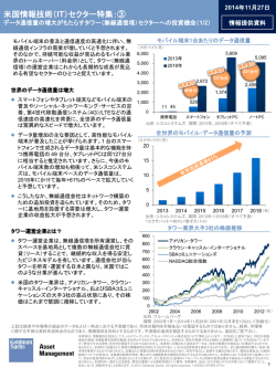 （IT）セクター特集：③ ～データ通信量の増大がもたらすタワー（無線通信塔）