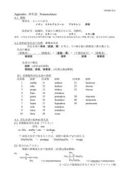 Appendix. 命名法 Nomenclature
