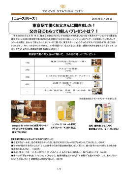 詳しくはコチラ - 東京駅が街になる Tokyo Station City