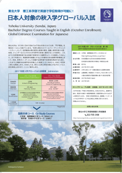 チラシ - Global 30: Future Global Leadership