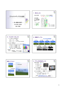 【マルチメディア文化論】
