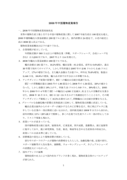 2008 年中国履物産業報告