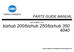 bizhub 200/bizhub 250/bizhub 350 4040