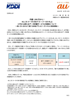 4G LTE ケータイ向け「スーパーカケホ」