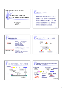 1 イムノクロマト技術の現状と将来性